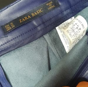 Zara faux leather skirt